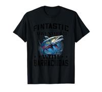 Barracuda Pesce Amante Pesca Fantastica Avventura Barracuda Maglietta