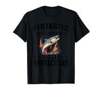 Barracuda Pesce Amante Pesca Fantastica Avventura Barracuda Maglietta