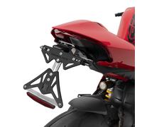 BARRACUDA PORTATARGA ALLUMINIO REGOLABILE DUCATI PANIGALE V4 2018-2024 +LUCE LED