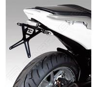 BARRACUDA PORTATARGA ALLUMINIO REGOLABILE + FARO HONDA INTEGRA 750 2012-2015