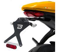 BARRACUDA PORTATARGA ALLUMINIO REGOLABILE RECLINABILE DUCATI MONSTER 821 2019