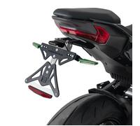 BARRACUDA PORTATARGA ALLUMINIO REGOLABILE RECLINABILE KAWASAKI Z 900 2025 + LUCE