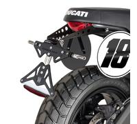 Barracuda PORTATARGA MODELLO "STREET" per Ducati Scrambler dal 2014 al 2021
