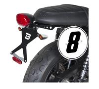 BARRACUDA portatarga reclinabile in alluminio per Triumph street twin 2015 2016