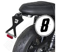 BARRACUDA PORTATARGA REGOLABILE + SUPPORTO LUCE 3 IN 1 TRIUMPH STREET TWIN