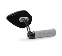 Barracuda Specchietto retrovisore SKIN-X BAR END B-LUX per moto in alluminio colore nero 2 pezzi