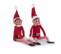 Barrado - Figura Elfo con Corpo Morbido e Volto Velato - Elves Behavin' Badly (Pack Elfie & Elvie)