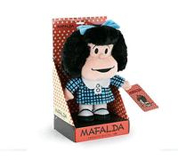 Barrado Mafalda - Peluche Mafalda 27 Cm - Qualità super morbida (Display, Blu)