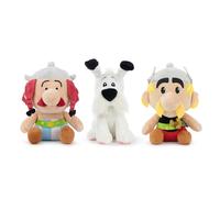 BARRADO - Peluche Asterix, Obélix, Ideáfix - Pack 3 modelli - 16002820