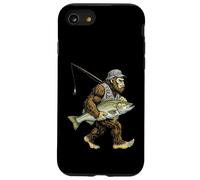 Barramundi Bigfoot Pescatore Sasquatch Pesca in acqua salata Custodia per iPhone SE (2020) / 7/8