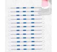 Barre a cono stradale telescopiche da 12 pezzi con anelli sostituibili for sicurezza e barricate(Blue-white)