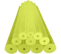 Barre Cave in Poliuretano, Alta Elasticità per Assorbimento Urto, Lunghezza 500mm, Diametro Esterno 16-100mm Foro 6/8/10mm, Translucido(30 * 8 * 500MM)