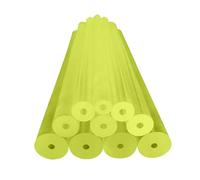 Barre Cave In Poliuretano PU Alta Elasticità Lunghezza 500mm Diametro 16-100mm Foro 6/8/10mm Tubi In Uretano Barre Di Gomma Elastica Bacchette Di Plastica Traslucido for Assorbimento Urto(30*8*500mm)