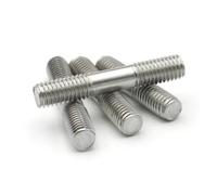 Barre con perni a doppia estremità, Aste filettate a doppia estremità 304 SS M5-M10 30-250 mm(80mmxM6 2pcs)