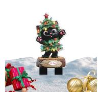 Barre da giardino di Natale decorative, stagionali, decorazione da giardino illuminata | Marche rustiche di Natale per la terrazza nella parte anteriore di alloggio per il festival del cortile