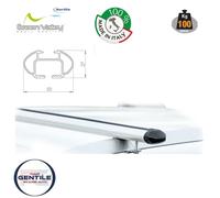 BARRE DA TETTO PORTAPACCHI PORTATUTTO GREEN VALLEY INITIAL ALLUMINIO 130 cm