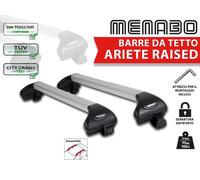BARRE DA TETTO PORTATUTTO MENABO ARIETE ALLUMINIO ANTIFURTO RAILS APERTI