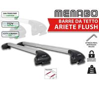 BARRE DA TETTO PORTATUTTO MENABO ARIETE REGOLABILI ANTIFURTO PER RAILS INTEGRATI