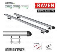 BARRE DA TETTO PORTATUTTO MENABO RAVEN PER PEUGEOT 406 SW DAL 1997 AL 2005