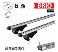 BARRE DA TETTO PORTATUTTO PER KIA RIO (DC) HATCHBACK DAL 2000 AL 2005 ALLUMINIO