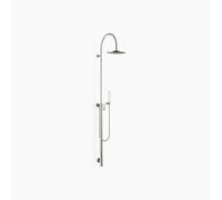 Barre de douche Dornbracht avec mitigeur monocommande, sans douchette à main, douche de tête 300mm, 26024661-06, 26024661-06, Colorazione: Platino Opaco
