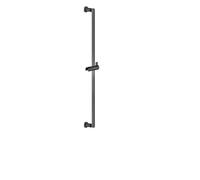 Barre de douche Gessi Inciso, le support de douche ne peut pas être tourné sur le côté, réglage en hauteur uniquement, 58144707, 58144707, Colorazione: Metallo nero spazzolato PVD