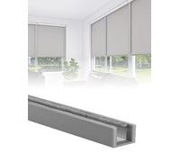 Barre di blocco della luce a canale a U, Striscia con canale a U for tenda oscurante in alluminio, larghezza 1x50-150 cm, spazio for la cameretta(1W x 90H cm)