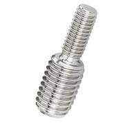 Barre di conversione ad alta precisione, perni di riduzione del convertitore a doppia estremità con filettatura in acciaio inossidabile(2PCS,M3x10-M6x10)