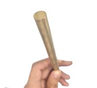 Barre di ottone rotonde, Barra tonda in ottone for impugnatura coltello fai da te, modellismo, H59 oro, diverse misure(150mm x 6mm)