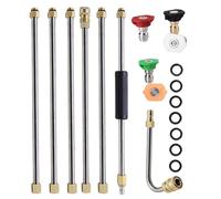 Barre di prolunga per idropulitrice - 276 Bar Estensione 'ugello per idropulitrice | Attacco per idropulitrice - Per giardino e terrazza tetto