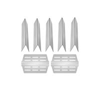 Barre di Protezione e Diffusore di Calore per Barbecue-Duoku-7 Pezzi-Diflettori di Grasso per Bruciatore 44,6 cm