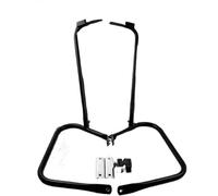 Barre di protezione per motociclette Barre di supporto per moto per Touring per Road King per Glide FLHTC FLTRU 1997-2008(Nero)