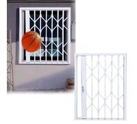Barre di sicurezza in alluminio, antifurto, resistenti, invisibili, pieghevoli, scorrevoli, per cantine (68,6 x 68,6 cm), migliorano la sicurezza e lo stile della casa
