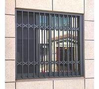 Barre di Sicurezza per finestre in Metallo Pieghevoli e bloccabili: migliorano la Sicurezza della casa, proteggono capannoni e scantinati dai furti, Design Regolabile e Durevole per la Massi