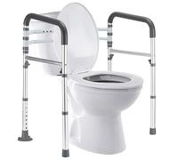 Barre di sicurezza per WC, barre per WC per anziani e disabili, binari di assistenza per WC per anziani, barre per WC per aiutare ad alzarsi, binari di sicurezza per WC per anziani con maniglie
