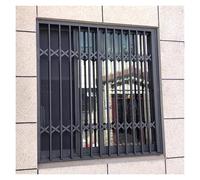 Barre di Sicurezza Pieghevoli Larghe per finestre per casa e Patio - Prevenzione antifurto, Regolabili 32x32 Pollici, Protezione Durevole per Appartamenti e Uso Esterno