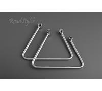 Barre di supporto per borse laterali per ROMET RCR 125 - cromate