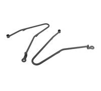 Barre di Supporto per Borse Laterali Staffa di Protezione di Montaggio Adatta per Borse Sella Bonneville T100 Thruxton 900powersports Pcs Barre di Supporto per Borse (B (nero))