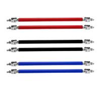 Barre di supporto per labbro splitter anteriore 1 paio Regolabile da 20 cm Barra di supporto per paraurti anteriore per auto Puntone Splitter per labbra Diffusore Asta puntone Barre (Nero)