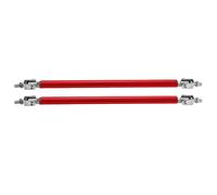 Barre di Supporto per Paraurti Anteriore Auto 20 Centimetri Colore Rosso Set di Due Pezzi Accessori Auto di Alta Qualità Universali per Tutti i Modelli
