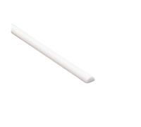 Barre di tubi di plastica, Barre semitonde solide in ABS da 250 mm, 2-8, for costruzioni(4x250mm)
