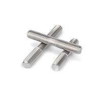Barre filettate a doppia estremità - 1-10 pezzi 304ss Barra filettata parziale M3-M16 Prigionieri for lavorazione del legno e uso industriale(120mm M16 1Pcs)