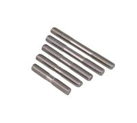 Barre filettate a doppia estremità - 2-5 pezzi M3 M4 M5 M6 M8 M10 Bulloni prigionieri senza testa in acciaio inossidabile 304 metrico(150mm M4 5pcs)