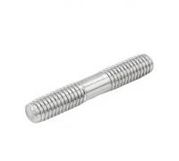 Barre filettate a doppia estremità con superficie liscia, barre filettate allungate in argento M6 M8 M10 M12 M16(M6-5PCS,110mm)