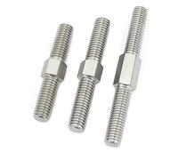 Barre filettate a doppia estremità M4 - Viti prigioniere in acciaio inossidabile for un fissaggio versatile | Barra filettata sinistra e destra da 5 pezzi(M4x30mm)