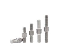 Barre filettate a doppia estremità M5-M8, viti prigioniere in acciaio inossidabile - 2 pezzi, opzioni di filettatura sinistra e destra disponibili(M6x30mm)