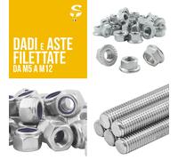 Barre Filettate Dadi Inox A2 DIN ISO UNI ferramenta fai da te fotovoltaico