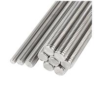 Barre filettate in zinco, Barra filettata in acciaio inossidabile 304, dimensioni di filettatura multiple, confezione da 5 o 10 pezzi(M2x0.4x400mm,10PCS)