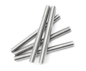 Barre filettate integralmente, tiranti e perni, Set di aste completamente filettate in acciaio inossidabile 304 M2-M5 16mm-400mm(M2x0.4x400mm 2Pc)