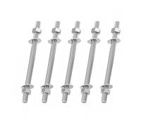 Barre Filettate M4 x 16-500 mm con Dado e Rondella for Ancorante Chimico Acciaio inossidabile 304(M4*140(5 sets))